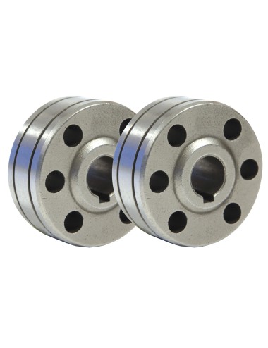 Set Of 2 Drive Rolls Type C - Ø 1/1.2 - Aluminium